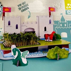 Build & Grow 3D CASTLE Puzzle Garden Kit. Let your child learn through play.